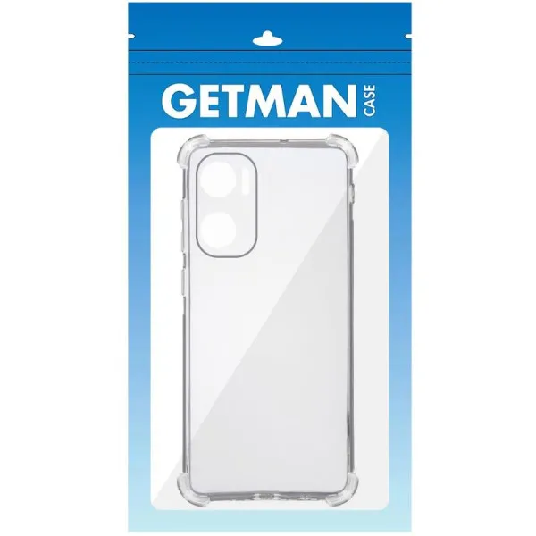TPU чехол GETMAN Ease logo усиленные углы Full Camera для OnePlus Nord N20 SE — Прозрачный — фото 5