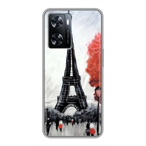 Чехол с принтом «Башня в Париже» для OnePlus Nord N20 SE