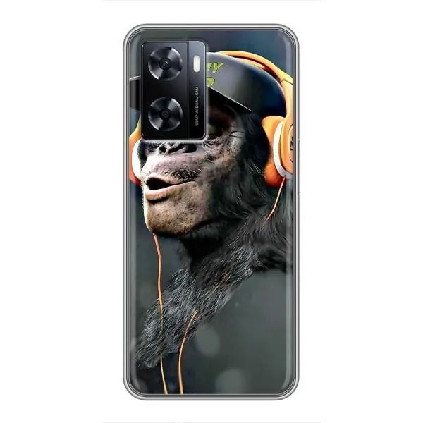 Чехол с принтом «В наушниках» для OnePlus Nord N20 SE