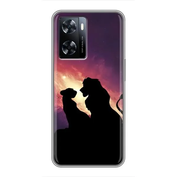 Чохол з принтом «Силует Сімба і Налу» для OnePlus Nord N20 SE