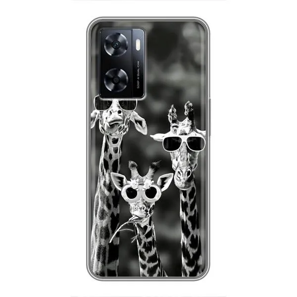 Чехол с принтом «Жирафы в очках» для OnePlus Nord N20 SE Чехол с принтом «Жирафы в очках» для OnePlus Nord N20 SE