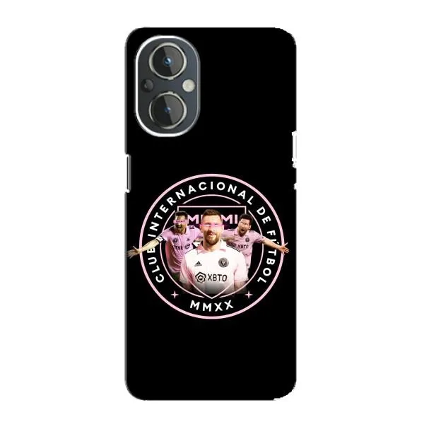 Чехол с принтом «Месси в лого» для OnePlus Nord N20