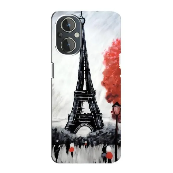 Чехол с принтом «Башня в Париже» для OnePlus Nord N20