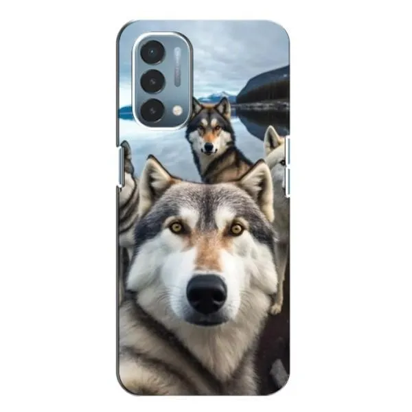 Чохол з принтом «Селфі Хаскі» для OnePlus Nord N200 5G (DE211)