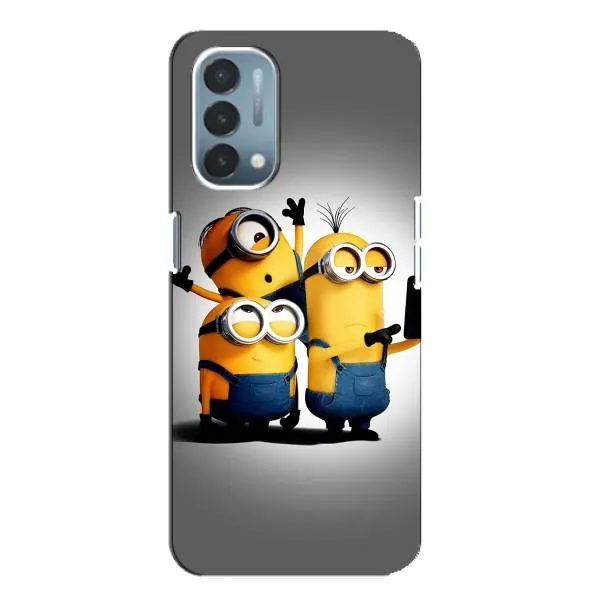 Чехол с принтом «Три миньона» для OnePlus Nord N200 5G (DE211)
