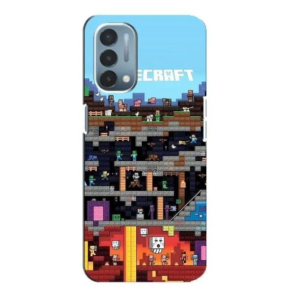 Чехол с принтом «фон Minecraft» для OnePlus Nord N200 5G (DE211)