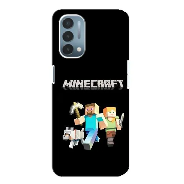 Чехол с принтом «герои Minecraft» для OnePlus Nord N200 5G (DE211)