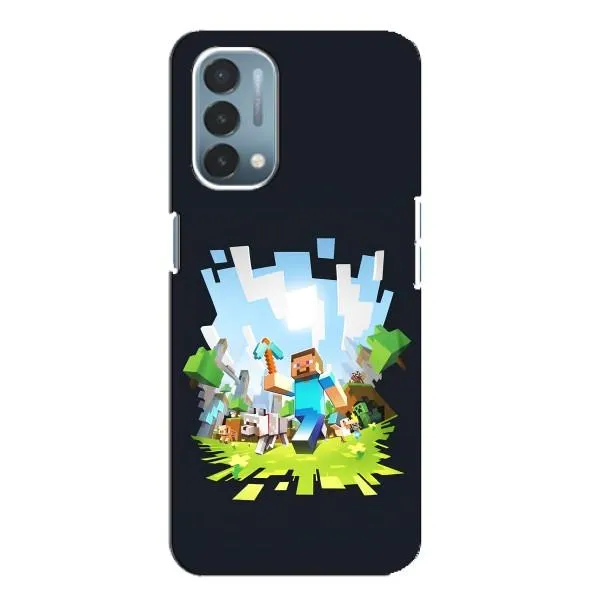 Чехол с принтом «персонажи Minecraft» для OnePlus Nord N200 5G (DE211)