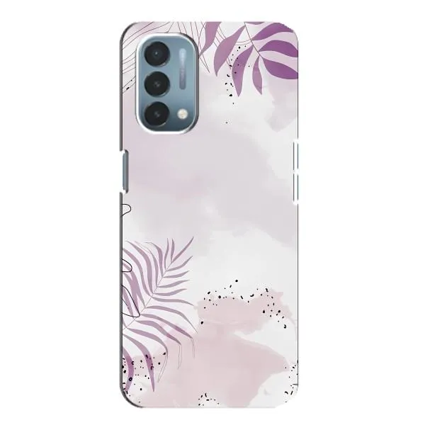 Чехол с принтом «Фиолетовые листья» для OnePlus Nord N200 5G (DE211)