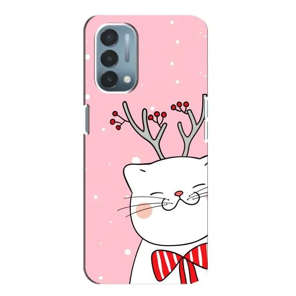Чехол с принтом «Зимний кот» для OnePlus Nord N200 5G (DE211)