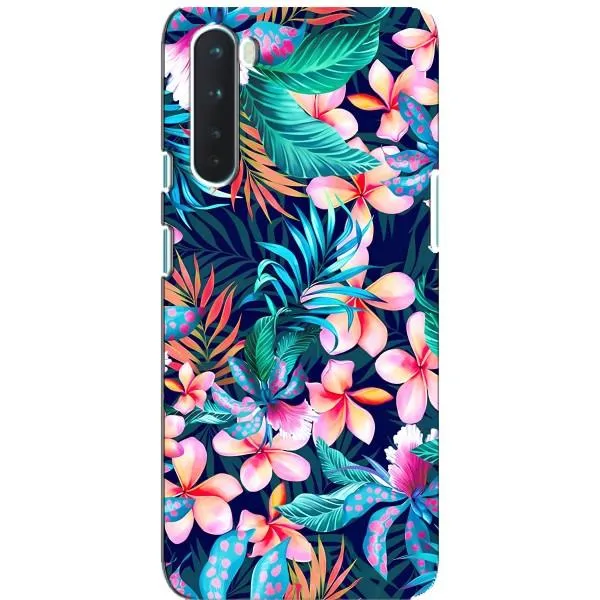 Чехол с принтом «Красочные цветы» для OnePlus Nord