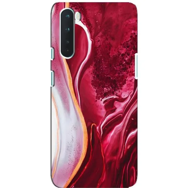 Чехол с принтом «Мрамор красный» для OnePlus Nord
