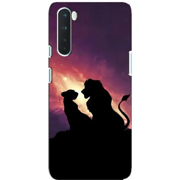 Чехол с принтом «Силуэт Симба и Налу» для OnePlus Nord Чехол с принтом «Силуэт Симба и Налу» для OnePlus Nord