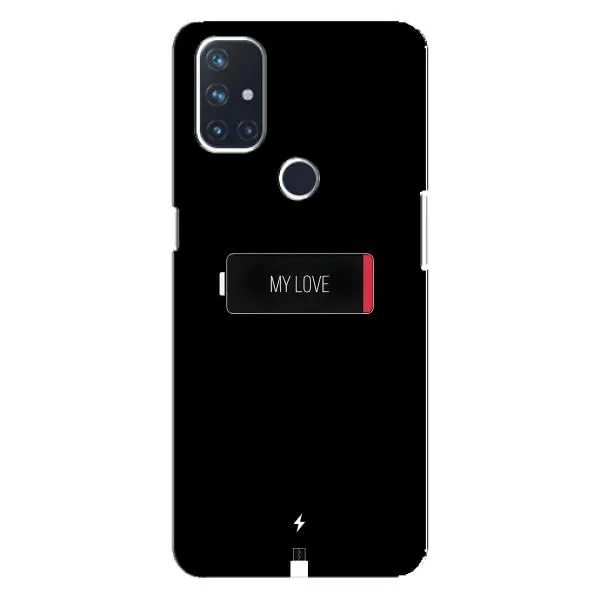 Чехол с принтом «Love battery» для OnePlus Nord 10 5G Чехол с принтом «Love battery» для OnePlus Nord 10 5G