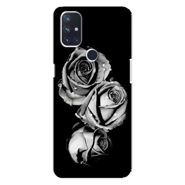 Чехол с принтом «Черная роза» для OnePlus Nord 10 5G