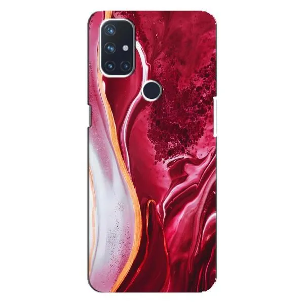 Чехол с принтом «Мрамор красный» для OnePlus Nord 10 5G