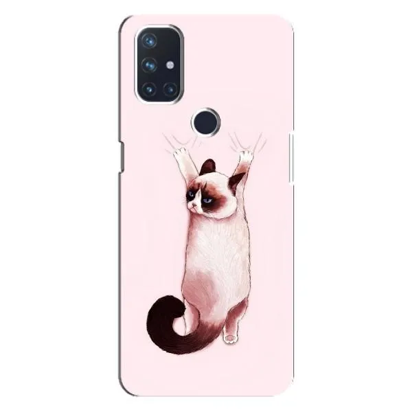 Чехол с принтом «Котик падает» для OnePlus Nord 10 5G Чехол с принтом «Котик падает» для OnePlus Nord 10 5G