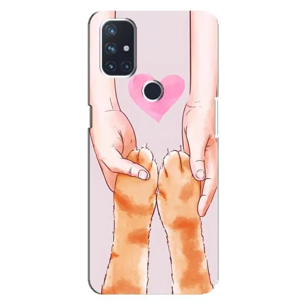 Чехол с принтом «Любовь к котикам» для OnePlus Nord 10 5G Чехол с принтом «Любовь к котикам» для OnePlus Nord 10 5G