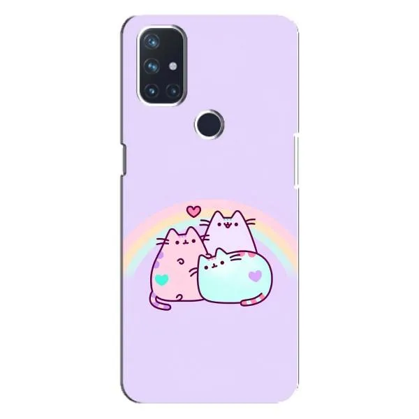 Чехол с принтом «Радужные котики» для OnePlus Nord 10 5G Чехол с принтом «Радужные котики» для OnePlus Nord 10 5G