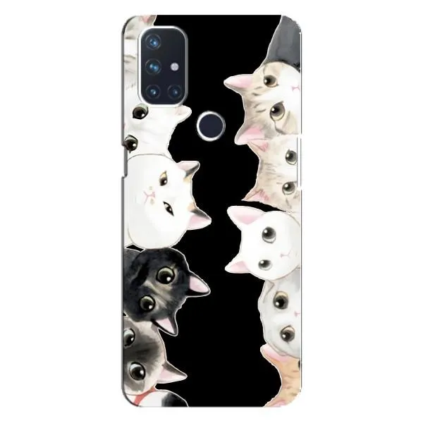 Чехол с принтом «Взгляд котов» для OnePlus Nord 10 5G Чехол с принтом «Взгляд котов» для OnePlus Nord 10 5G
