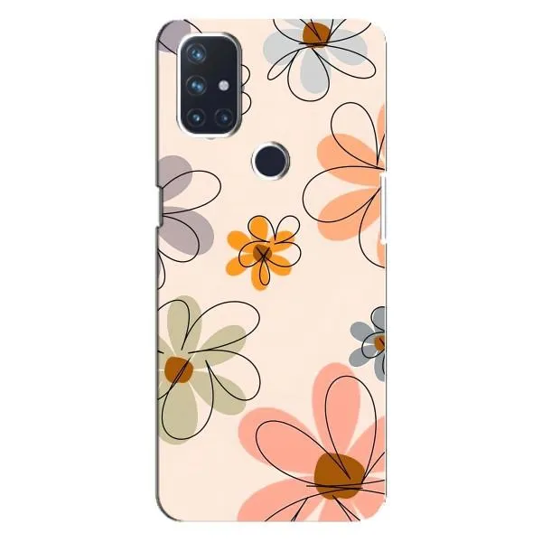 Чехол с принтом «Разноцветные цветы» для OnePlus Nord 10 5G Чехол с принтом «Разноцветные цветы» для OnePlus Nord 10 5G