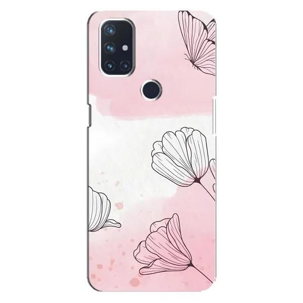 Чехол с принтом «Розовые цветы» для OnePlus Nord 10 5G Чехол с принтом «Розовые цветы» для OnePlus Nord 10 5G