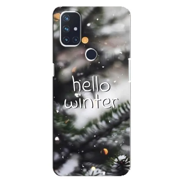 Чехол с принтом «Hello winter» для OnePlus Nord 10 5G