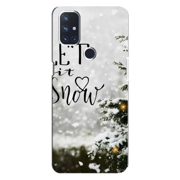 Чехол с принтом «Let it snow» для OnePlus Nord 10 5G