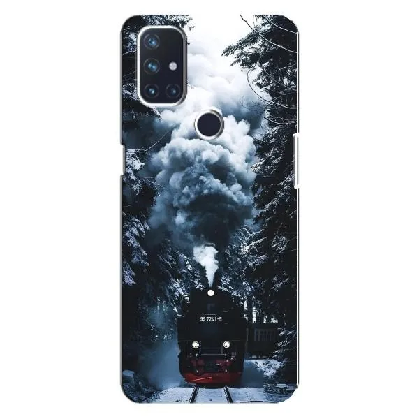 Чехол с принтом «Зимний поезд» для OnePlus Nord 10 5G