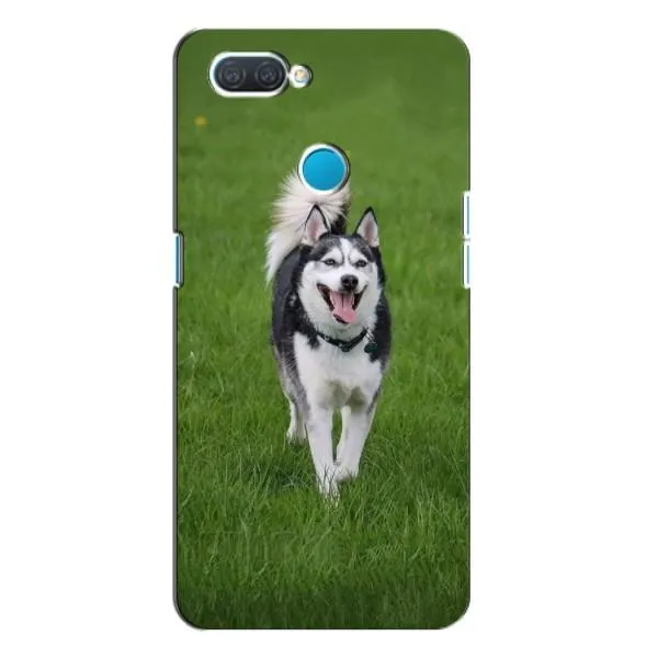 Чехол с принтом «Радостный Хаски» для OPPO A12