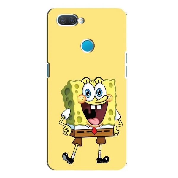 Чохол з принтом «Веселий Спанч Боб» для OPPO A12