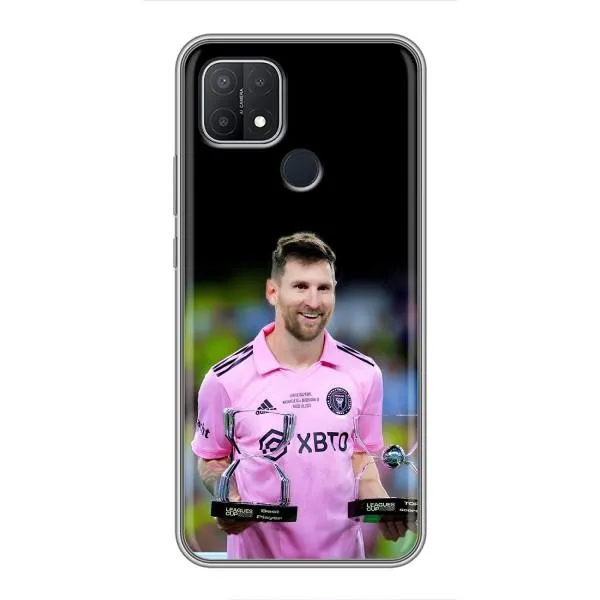 Чехол с принтом «Кубки Месси» для OPPO A15