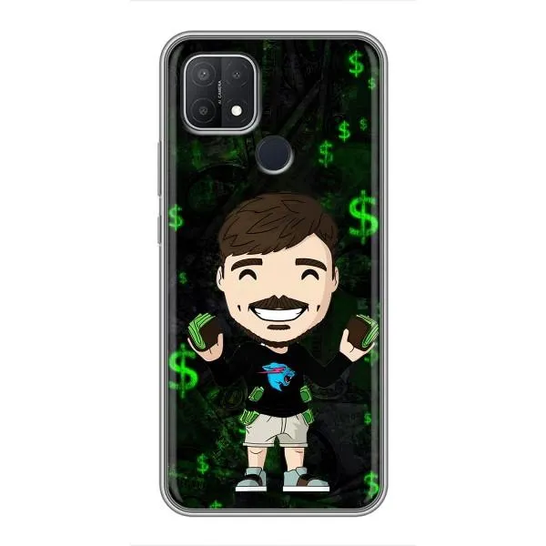 Чехол с принтом «Блогер Beast» для OPPO A15