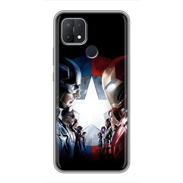 Чехол с принтом «Марвел стайл» для OPPO A15