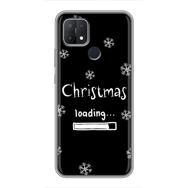 Чехол с принтом «Christmas loading» для OPPO A15