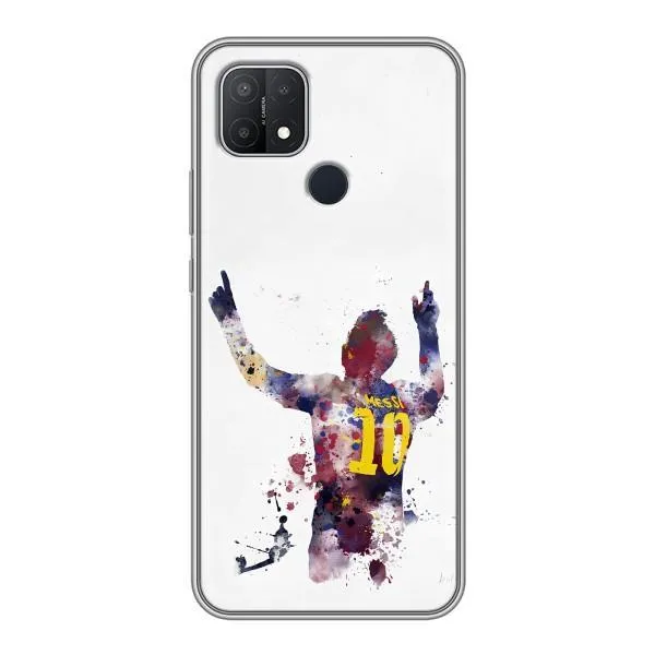 Чехол с принтом «Messi Barca» для OPPO A15s