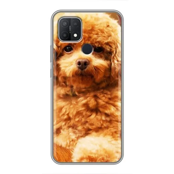 Чехол с принтом «Щенок Бишон» для OPPO A15s