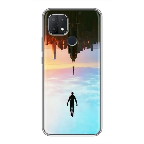 Чехол с принтом «Паук человек» для OPPO A15s