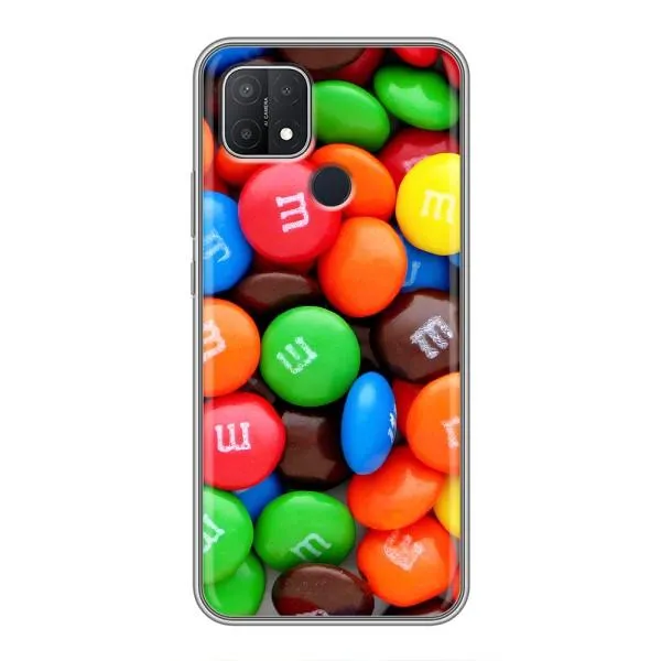 Чехол с принтом «MM's» для OPPO A15s