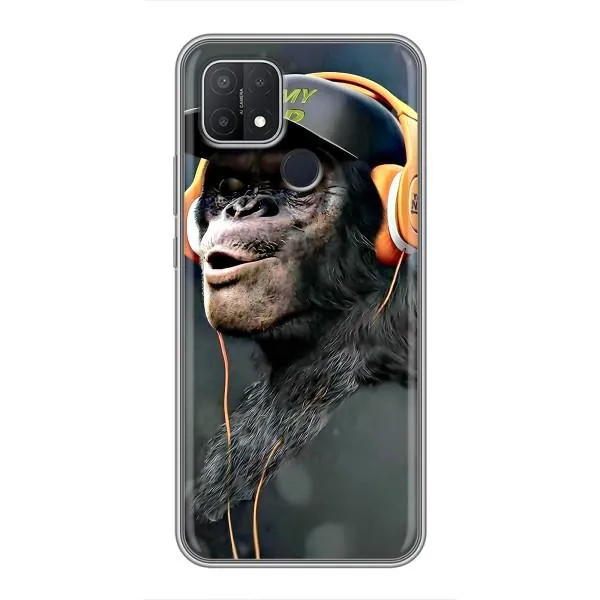 Чехол с принтом «В наушниках» для OPPO A15s