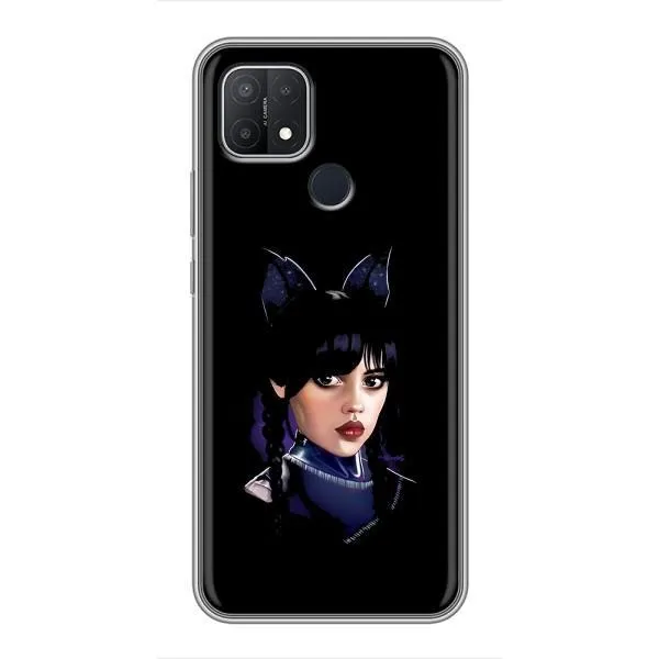 Чехол с принтом «серьезная Уэнздей» для OPPO A15s Чехол с принтом «серьезная Уэнздей» для OPPO A15s