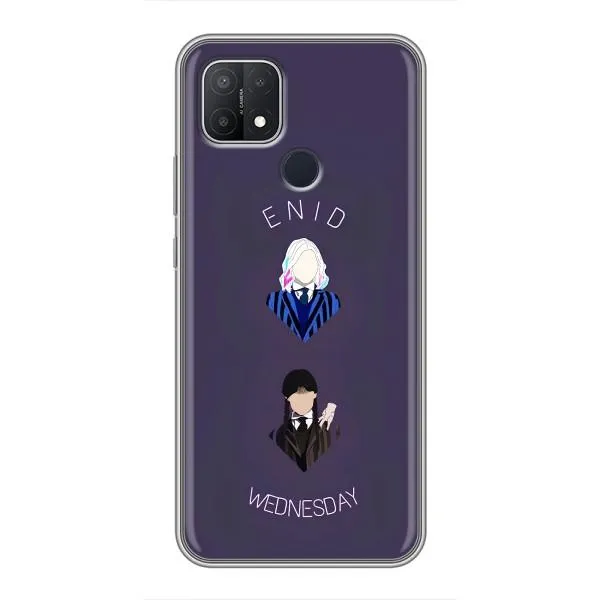 Чехол с принтом «Уэнздей и подруга» для OPPO A15s Чехол с принтом «Уэнздей и подруга» для OPPO A15s