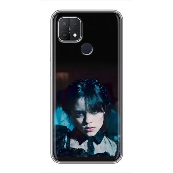 Чехол с принтом «взгляд Уэнздей» для OPPO A15s Чехол с принтом «взгляд Уэнздей» для OPPO A15s
