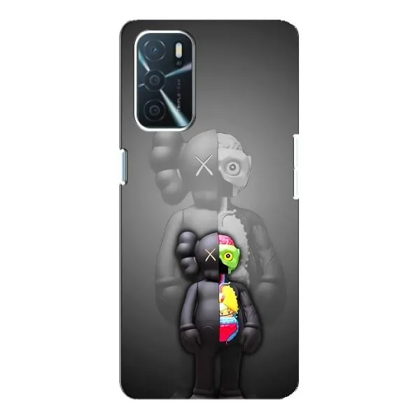 Чехол с принтом «Тело Bearbrick» для OPPO A16
