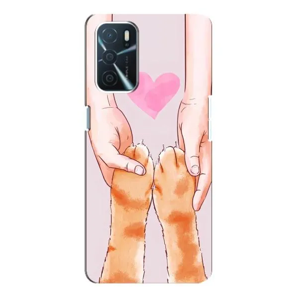 Чехол с принтом «Любовь к котикам» для OPPO A16