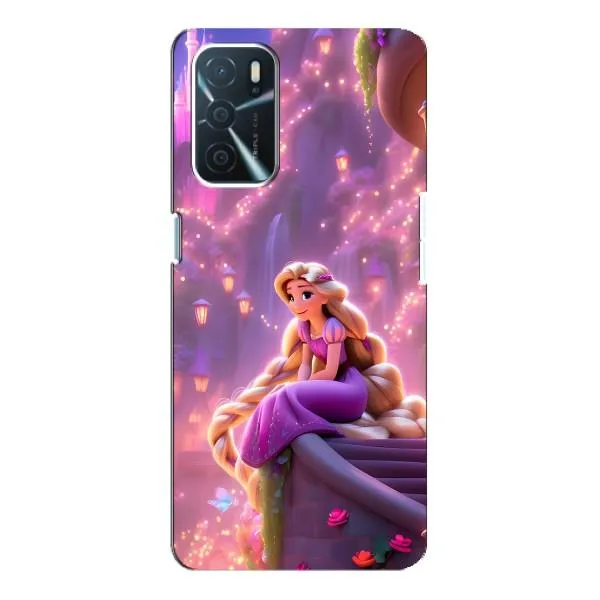 Чехол с принтом «Рапунцель в замке» для OPPO A16