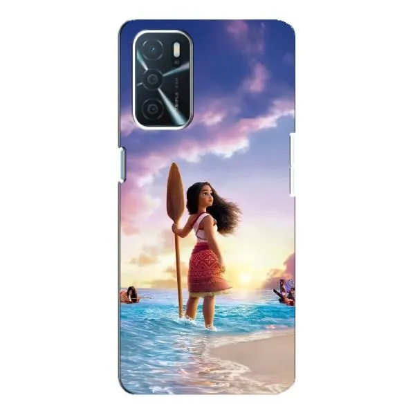 Чохол з принтом «Моана з веслом» для OPPO A16