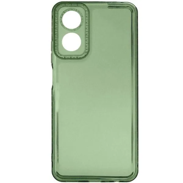 Чехол TPU Starfall Clear для Oppo A17 — Зеленый — фото 3