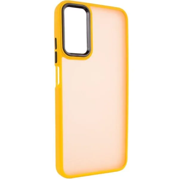 Чехол TPU+PC Lyon Frosted для Oppo A17 — Оранжевый — фото 1 Чехол TPU+PC Lyon Frosted для Oppo A17 — Оранжевый — фото 1
