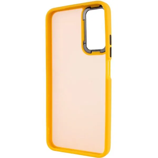Чехол TPU+PC Lyon Frosted для Oppo A17 — Оранжевый — фото 3 Чехол TPU+PC Lyon Frosted для Oppo A17 — Оранжевый — фото 3